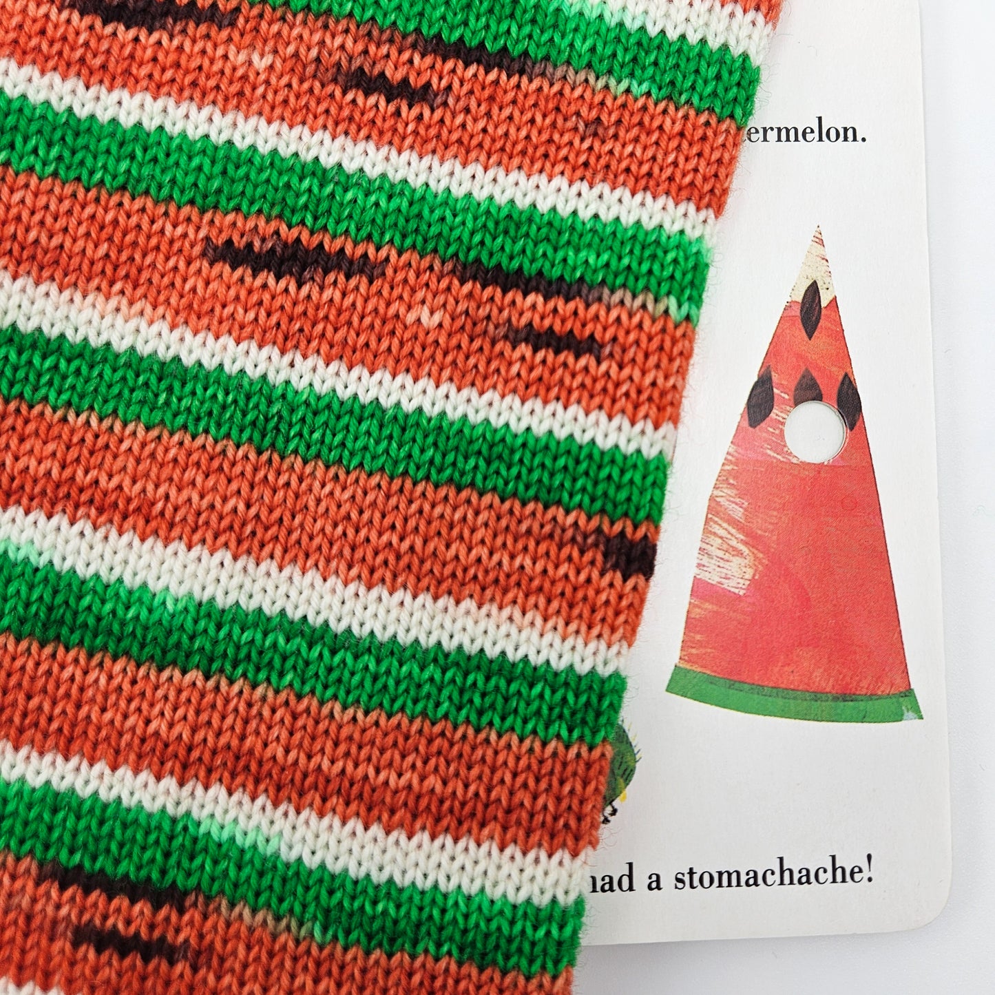 Watermelon self-striping