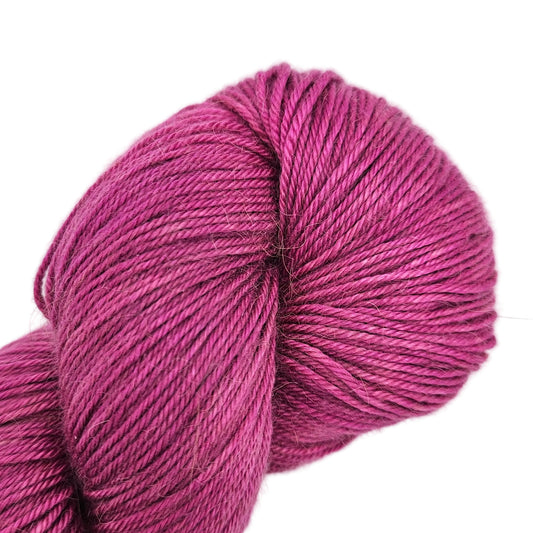 Fuchia Fandango - Camel Silk Sock