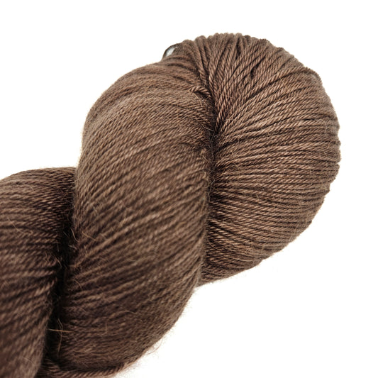 Chocolate Praline - Camel Silk Sock